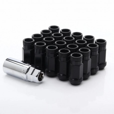 Forged Steel Japan Racing Nuts JN1 12x1,5 Black